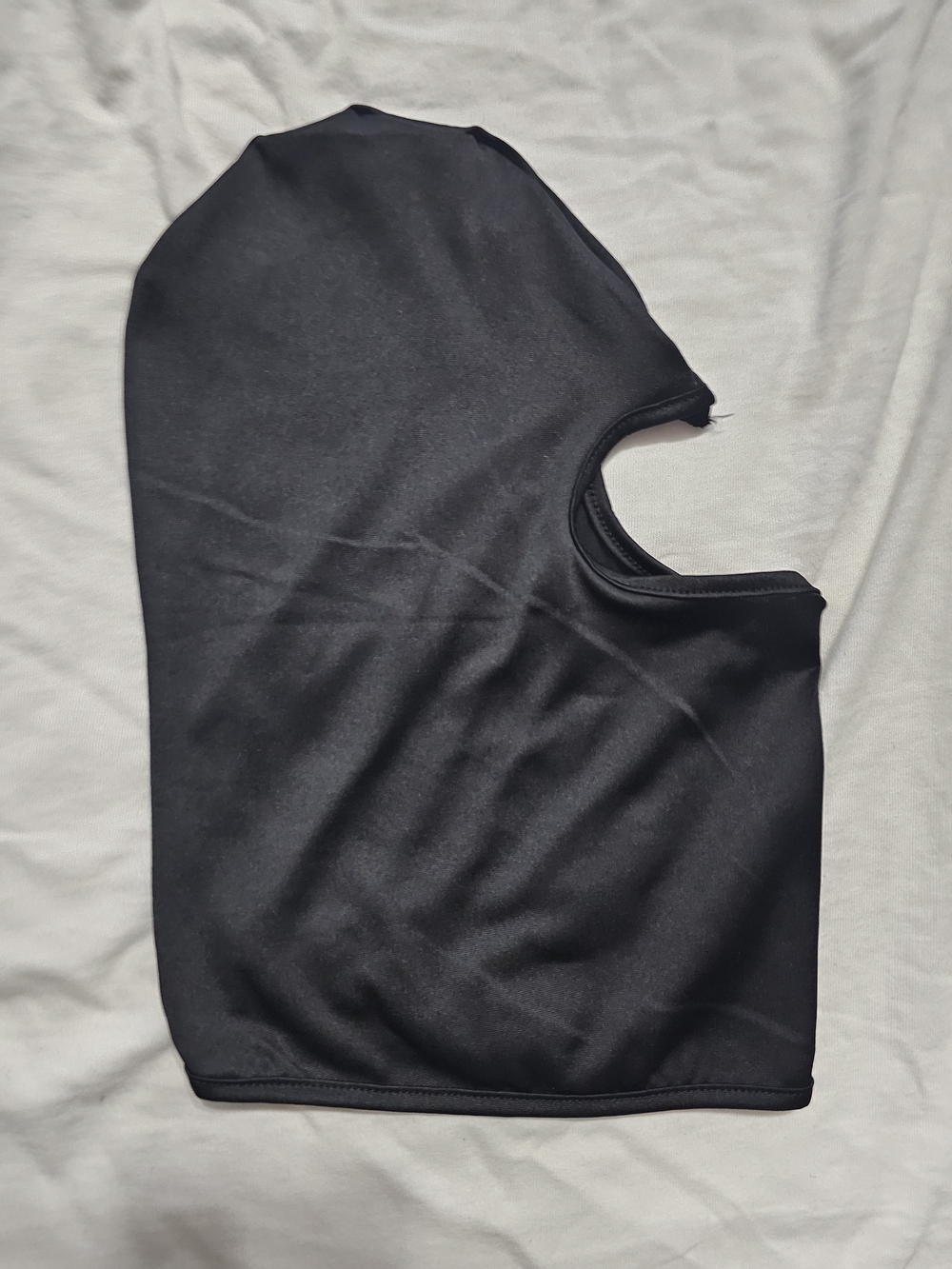 Mens Black Full-Coverage Balaclava Face Mask